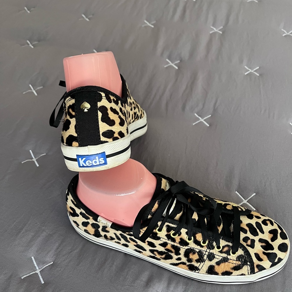 COPY - Kate Spade-x Keds calf hair sneakers- size 7M